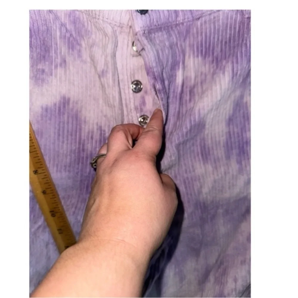 Free People Reese‎ Pitched Straight Corduroy Pant Size 30 Color Moonlit Orchid